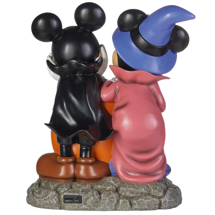 Disney Halloween Mickey and Minnie Pumpkin Greeter