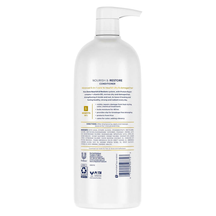 Dove Nourish and Restore 5-in-1 Conditioner, 33.8 fl. oz.