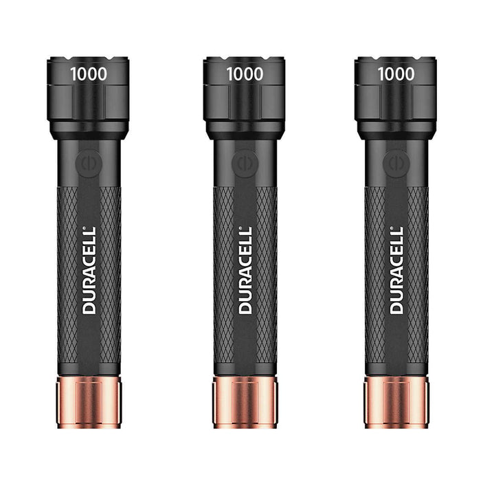 Duracell 1000LM 4AAA LED Flashlight 3-pack