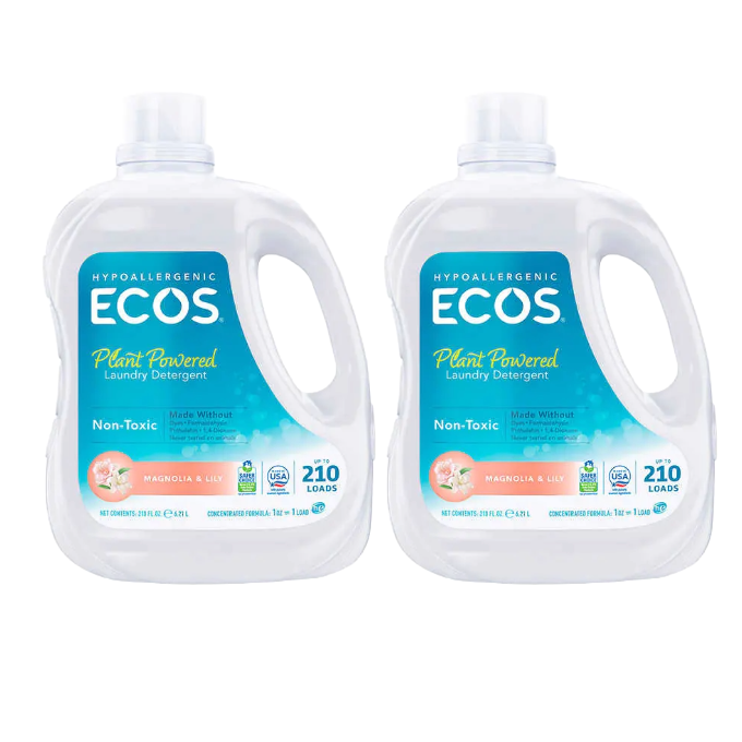 ECOS Magnolia and Lily Laundry Detergent 210 fl. oz, 2-count