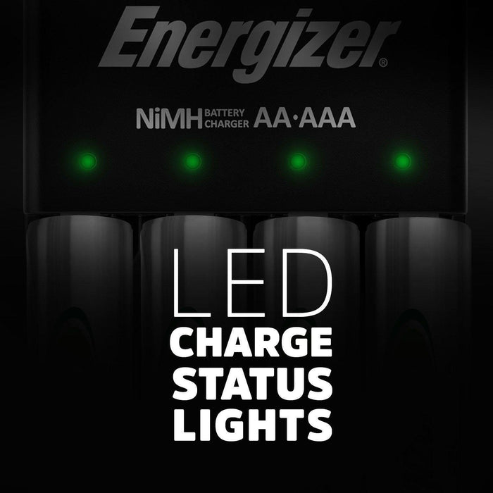 Energizer Recharge PowerPlus Charger AA and AAA Batteries, 8 pk.