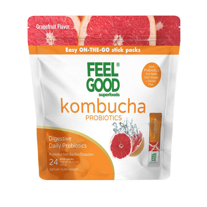 FeelGood Kombucha, 24 Stick Packs