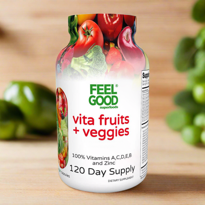Feel Good Vita Fruits & Veggies, 120 Capsules
