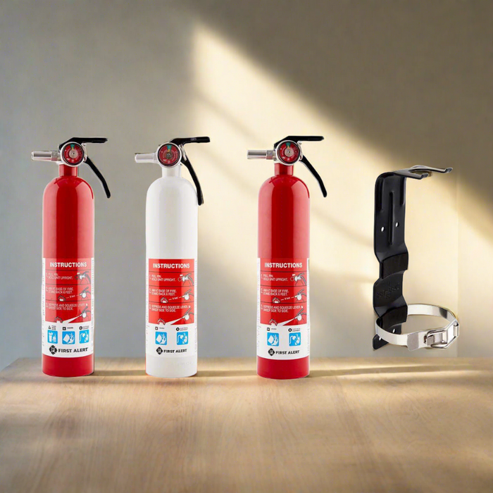 First Alert Rechargeable Fire Extinguisher Home Kit
