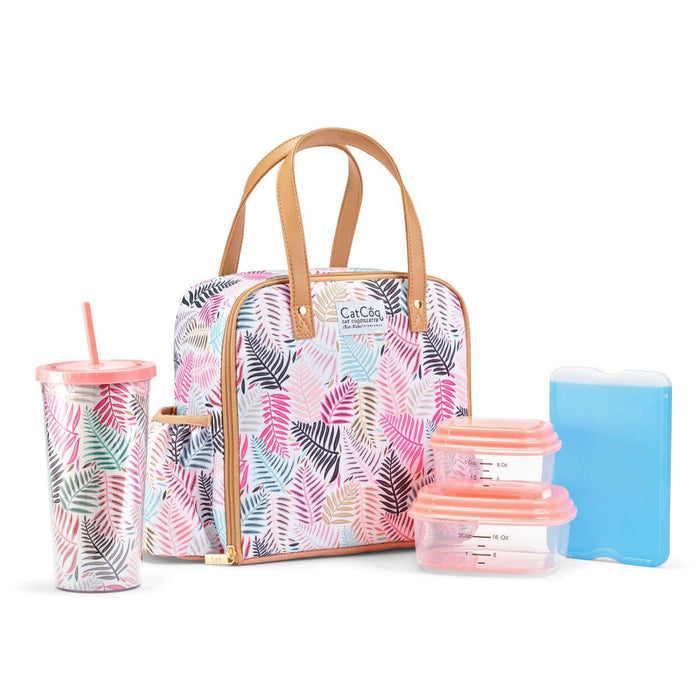 Fit and Fresh Artist Collection 5-Piece Deluxe Lunch Box, Choose Color