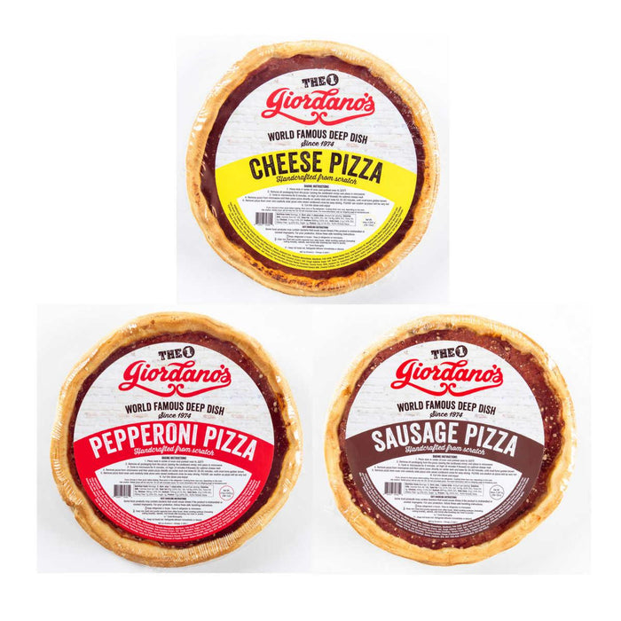 Giordano's Chicago Frozen 10 Deep Dish Stuffed Pizza, 3-pack