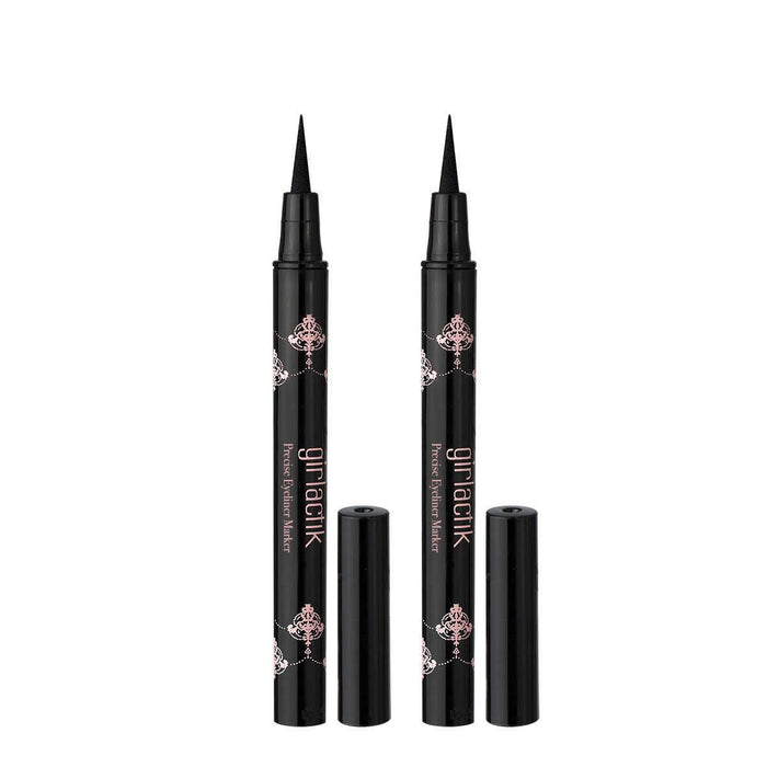 Girlactik Precise Eyeliner Marker Duo With Bonus Smudge Eraser Stick