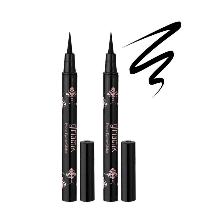 Girlactik Precise Eyeliner Marker Duo With Bonus Smudge Eraser Stick