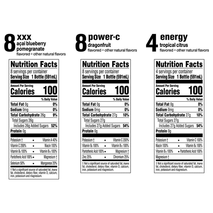Glaceau Vitaminwater Variety Pack 20 fl. oz., 20 pk.