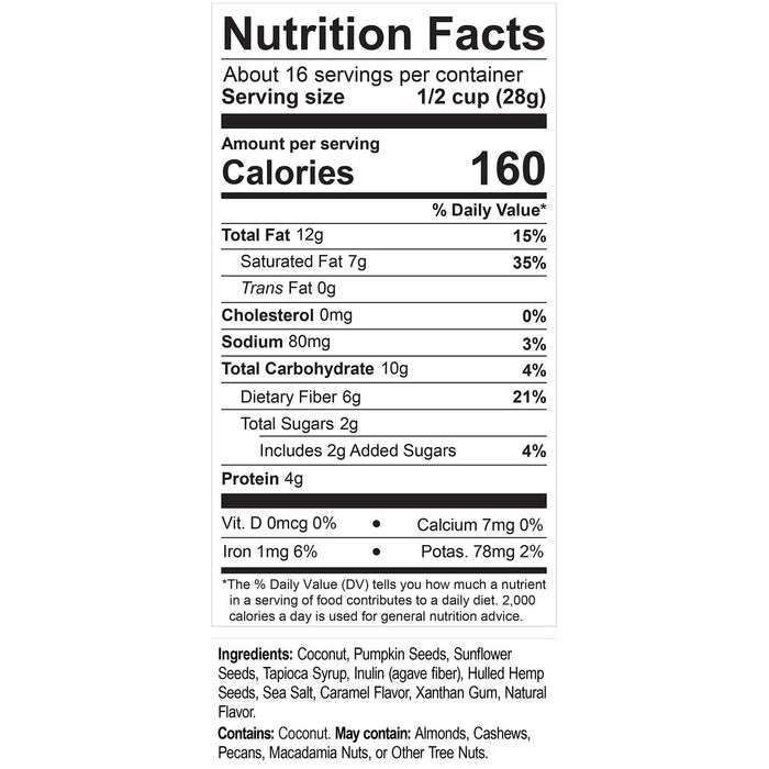 Gourmet Gatherings Coconut KETO Cluster Crunch, 16 oz.