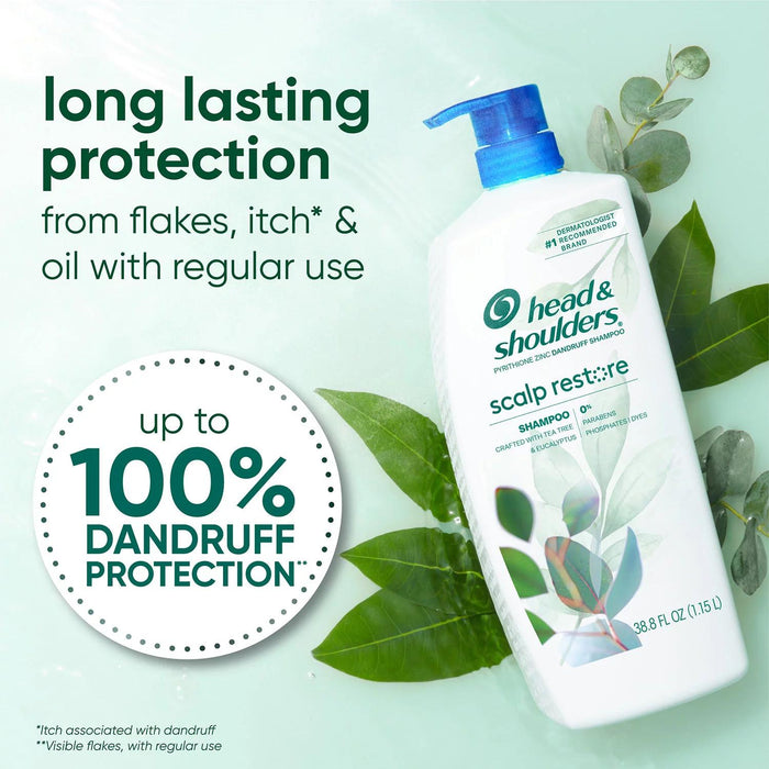 Head and Shoulders Scalp Restore Shampoo, 38.8 fl. oz.