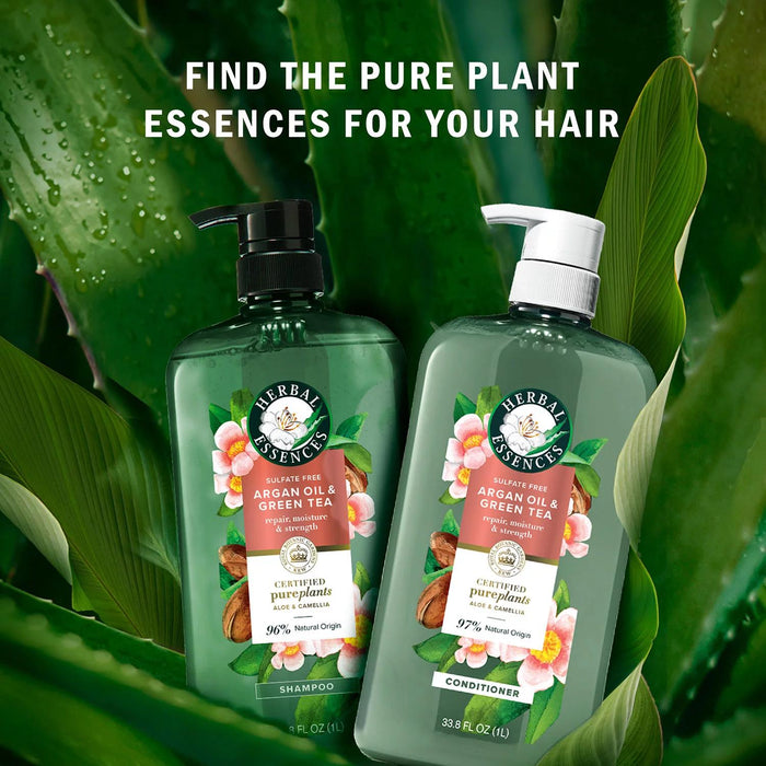 Herbal Essences Argan Oil and Green Tea Shampoo, 33.8 fl. oz.