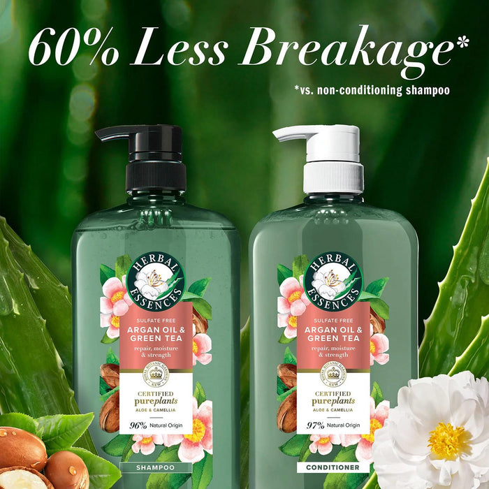 Herbal Essences Argan Oil and Green Tea Shampoo, 33.8 fl. oz.