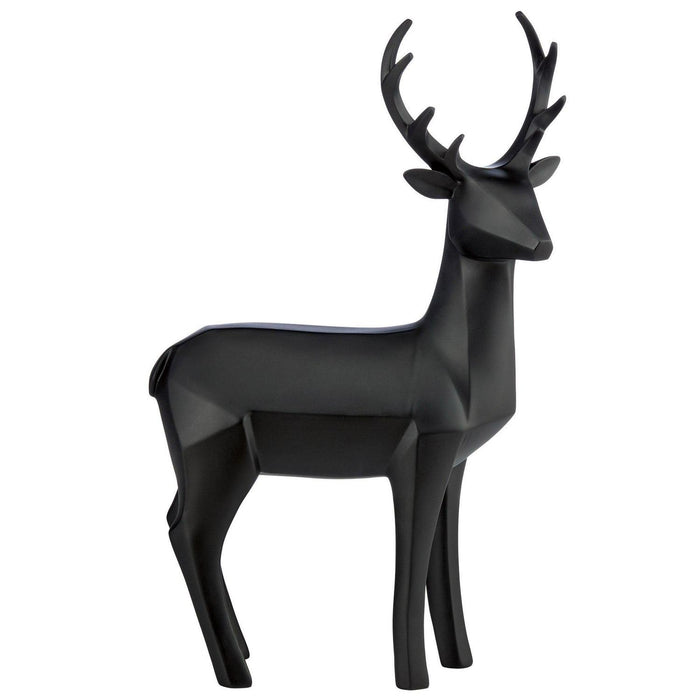 Holiday Black Modern Deer, Set of 2