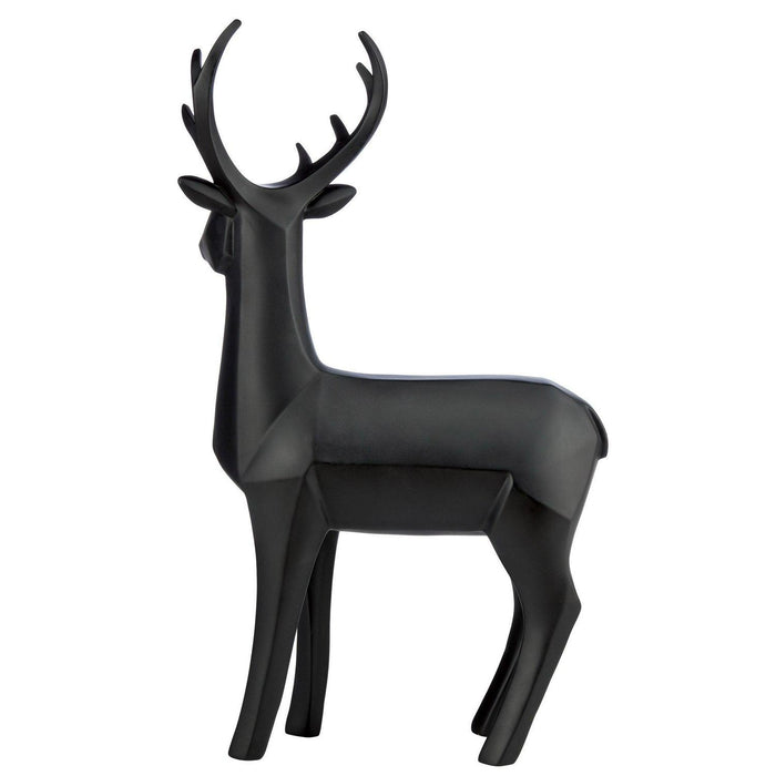 Holiday Black Modern Deer, Set of 2