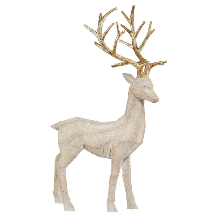 Holiday Deer Family with Trees, Set of 5