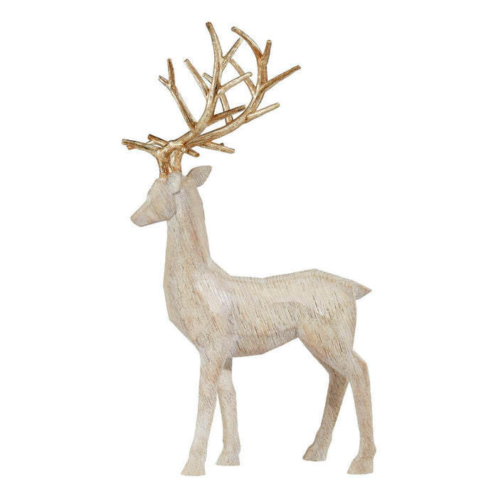 Holiday Deer Family with Trees, Set of 5