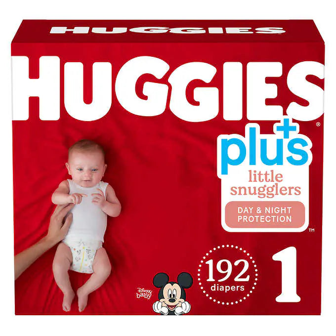 Huggies Plus Diapers Sizes Little Snugglers 1 - 2