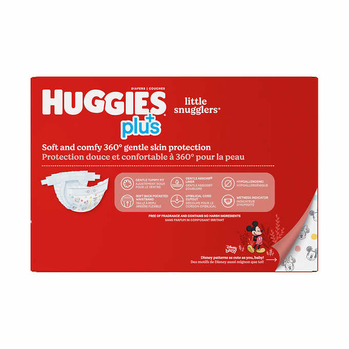Couches Huggies Taille 4 x 40 pièces