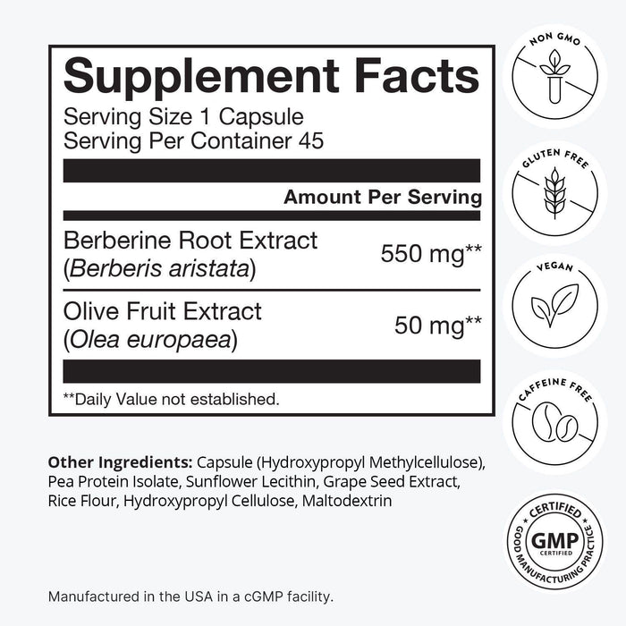 HumanN SuperBerine Capsules, 45 ct.