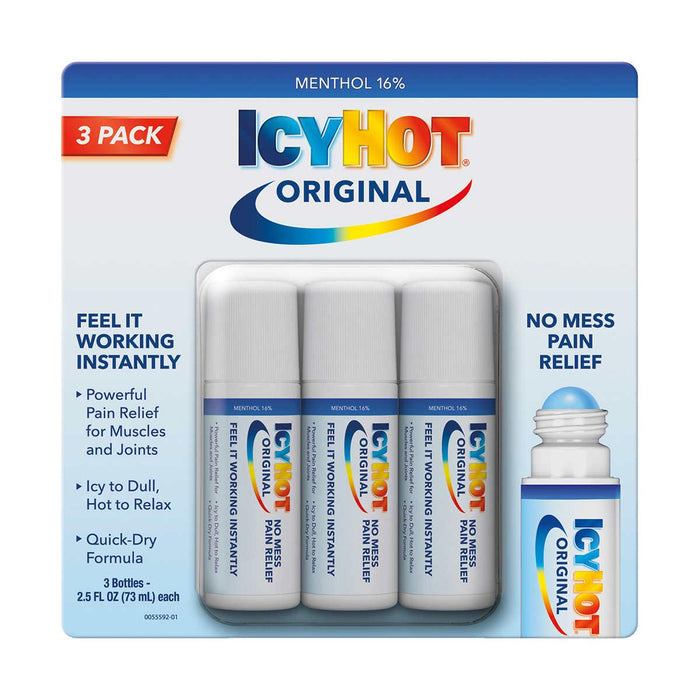 IcyHot No-Mess Roll-On, 7.5 Ounces