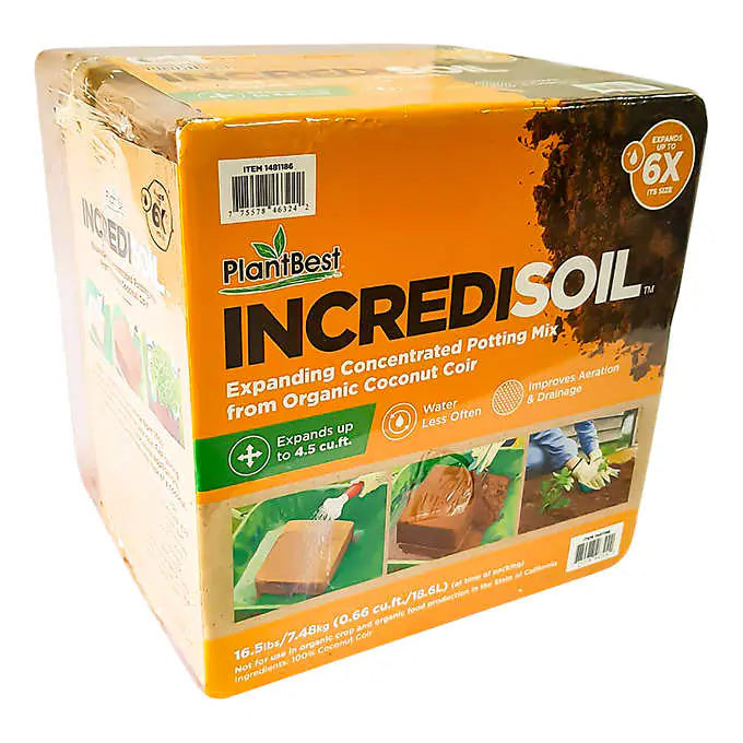 IncrediSoil Expanding Concentrated Potting Mix, 2-pack