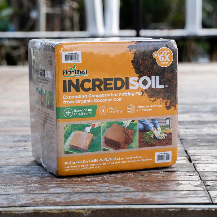 IncrediSoil Expanding Concentrated Potting Mix, 2-pack