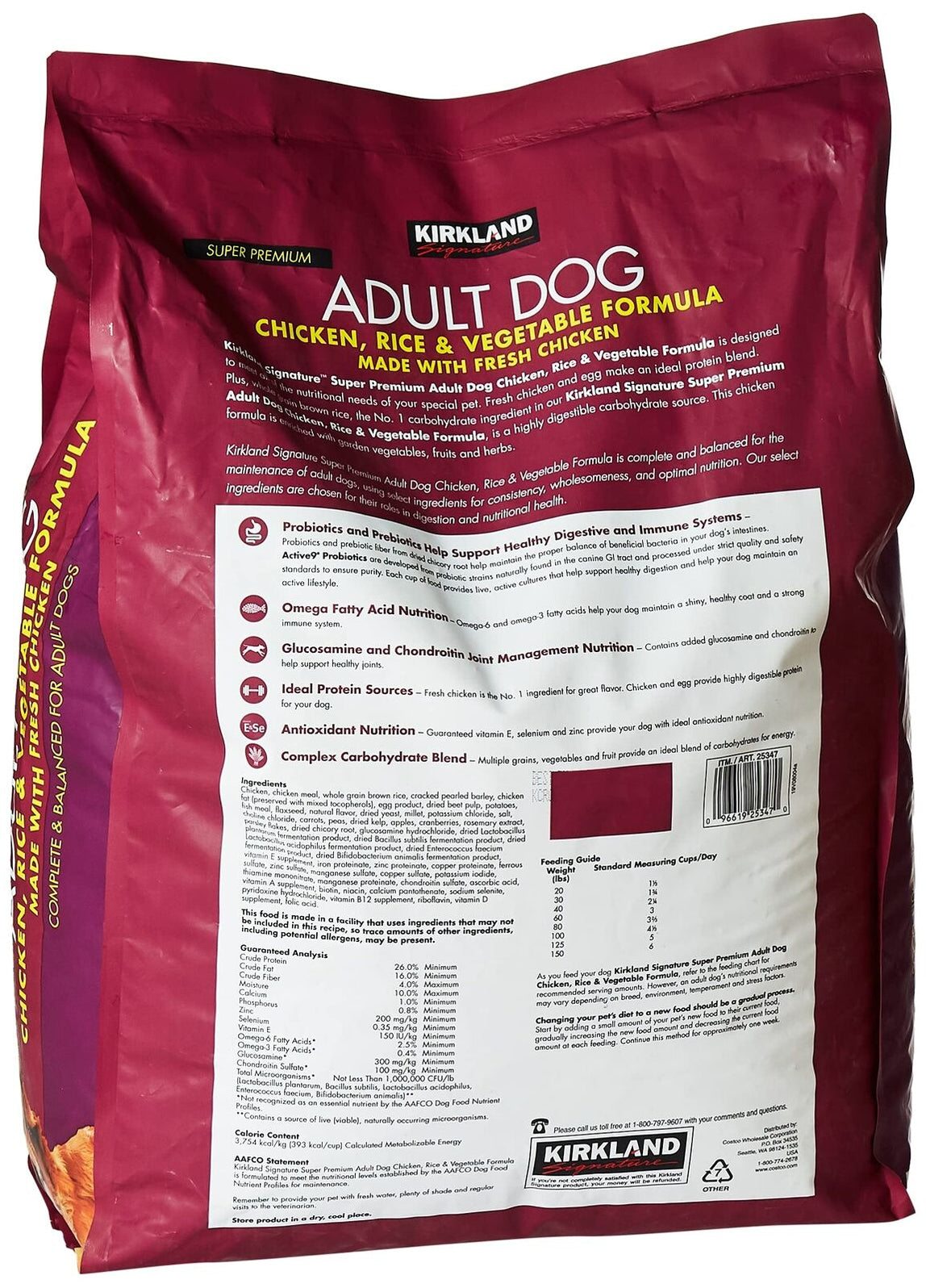 Kirkland dog food adult hotsell