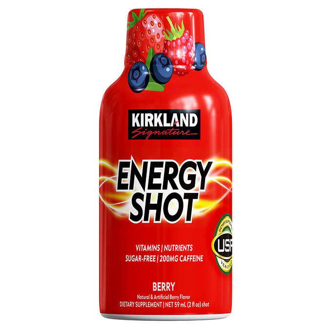 Kirkland Signature Energy Shot, 48 Bottles, 2 Ounces Each