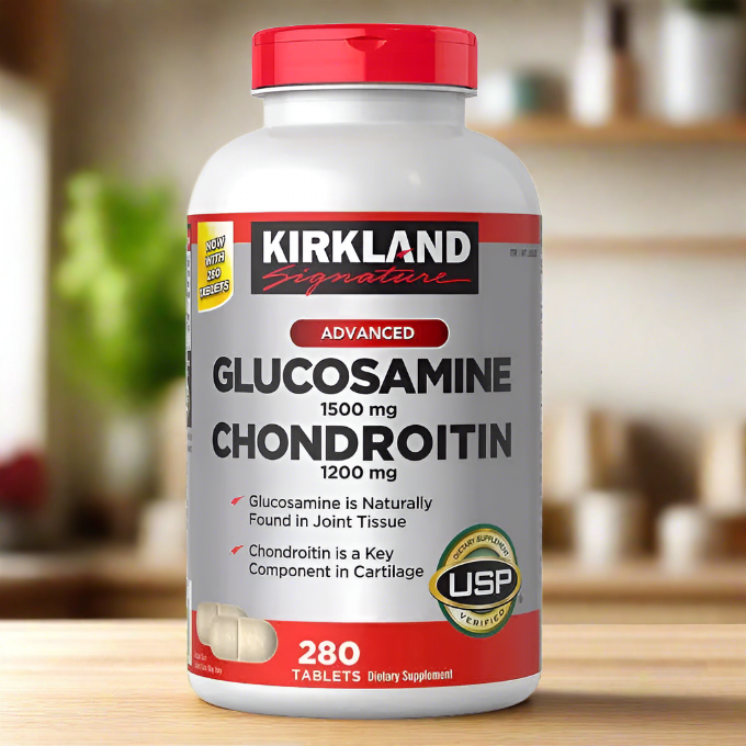 Kirkland Signature Glucosamine and Chondroitin, 220 Tablets