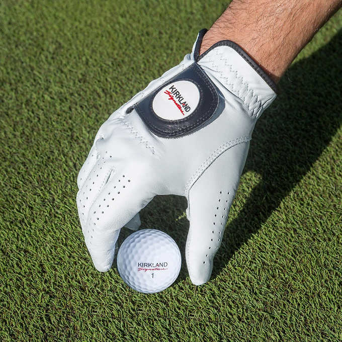 Kirkland Signature Leather Golf Glove 4-pack- Left Handed