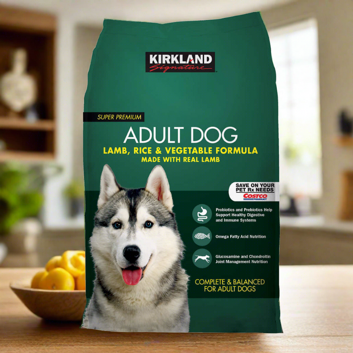 Kirkland Signature Adult Formula Lamb, Rice and Vegetable Dog Food 40 lb.