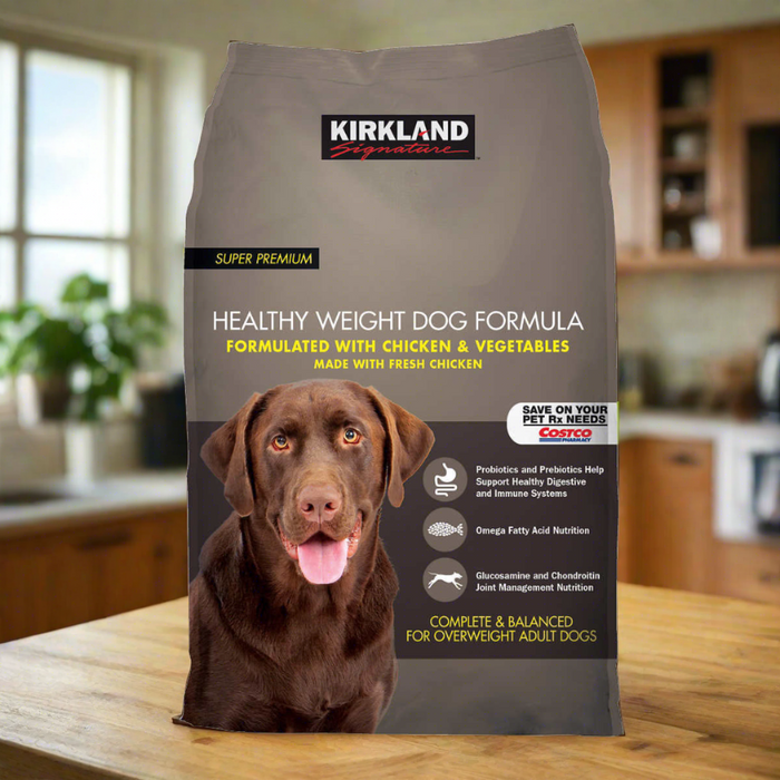 Kirkland Signature Healthy Weight Formula Chicken and Vegetable Dog Food 40 lb.