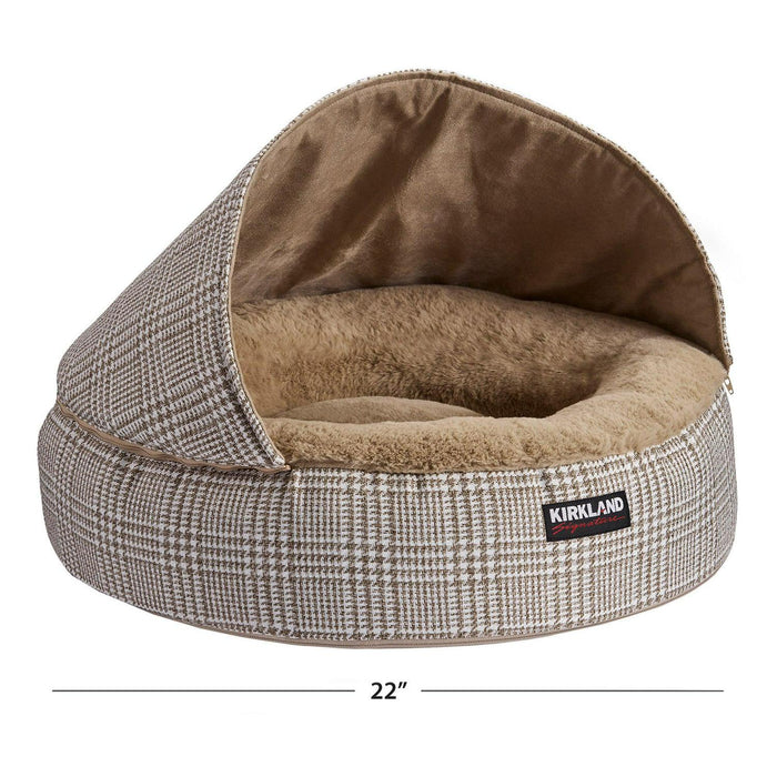 Kirkland Signature 22 Round Hooded Pet Bed