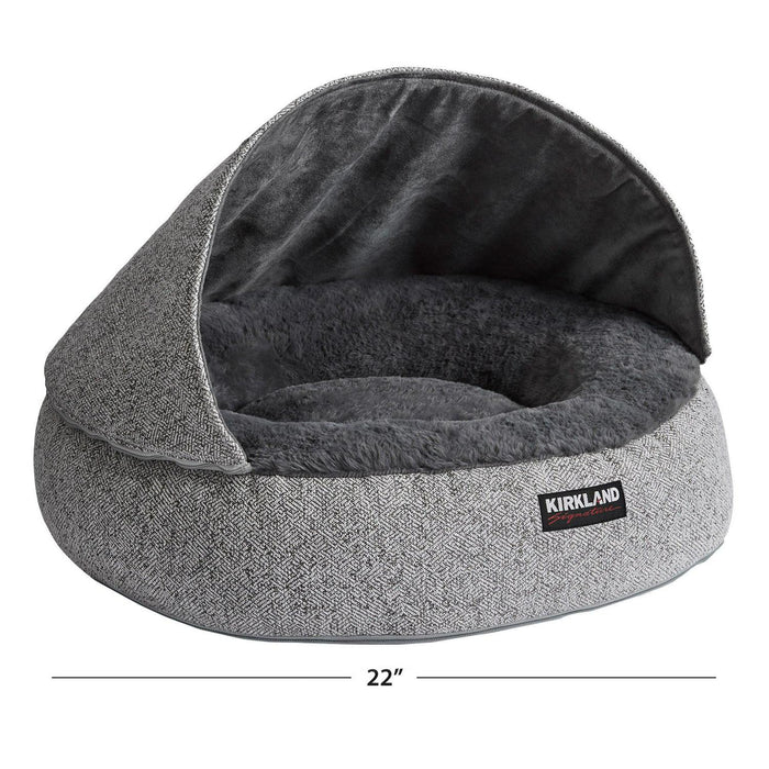 Kirkland Signature 22 Round Hooded Pet Bed