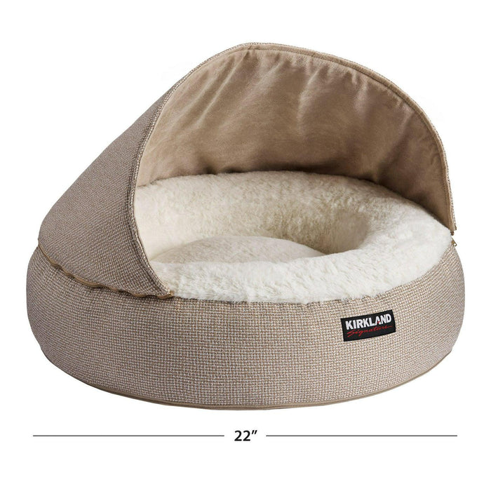 Kirkland Signature 22 Round Hooded Pet Bed