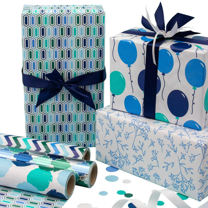 Kirkland Signature Double Sided Everyday Gift Wrap, 6-rolls, 540 sq. ft. Total