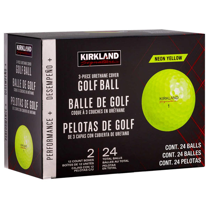 Kirkland Signature Golf Balls, 2-dozen Neon Yellow