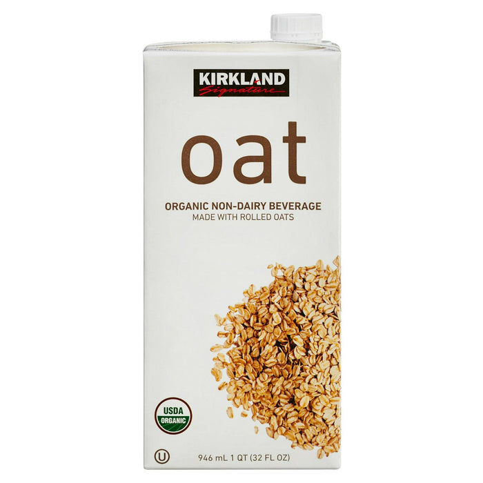 Kirkland Signature, Organic Non-Dairy Oat Beverage, 32 oz, 6-count