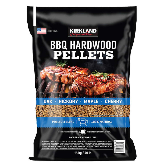 Kirkland Signature Premium Blend BBQ Hardwood Pellets, 40 lb