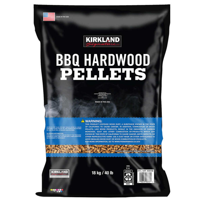Kirkland Signature Premium Blend BBQ Hardwood Pellets, 40 lb