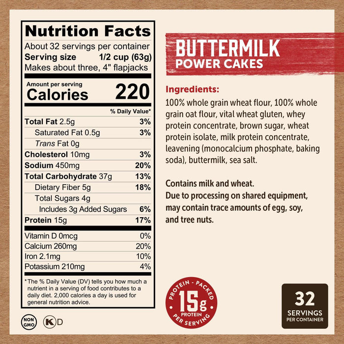 Kodiak Cakes Power Cakes Flapjack and Waffle Mix, 72 oz.