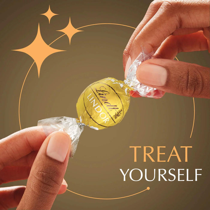 Lindt LINDOR Assorted Chocolate Candy Truffles, 19 oz.
