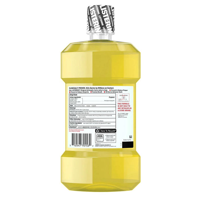 Listerine Antiseptic Original Mouthwash, 50.7 fl. oz., 2 pk.