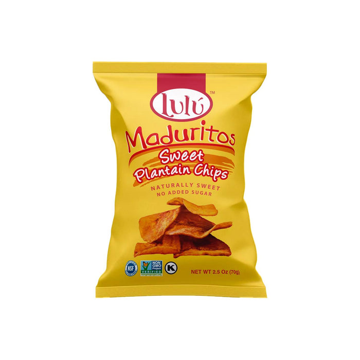 Lulu Platanitos Sweet Plantain Chips, 2.5 oz., 30 pk.