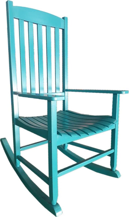 Mainstays Outdoor Wood Porch Rocking Chair Weather Resistant Finish