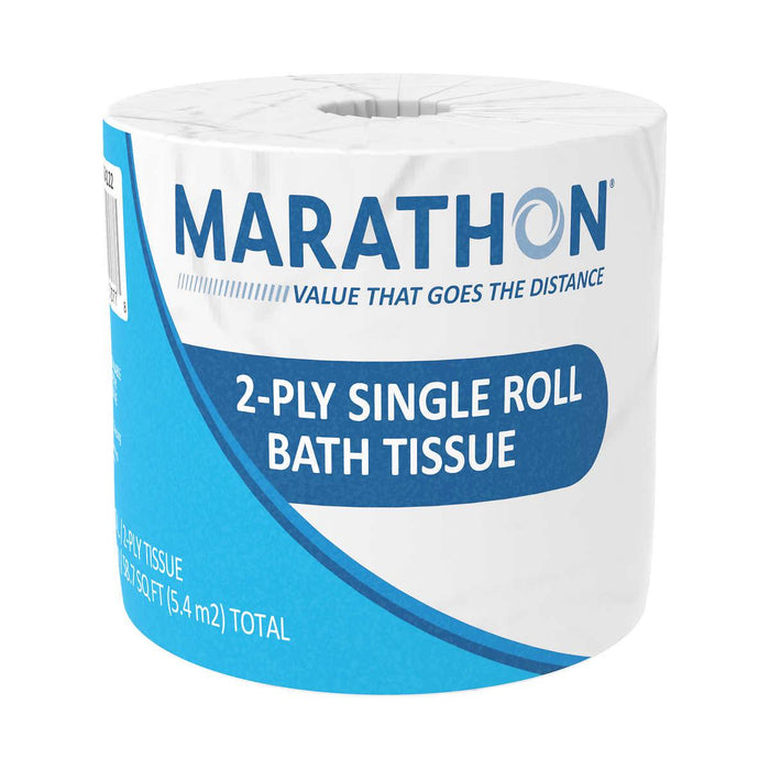 Marathon Bath Tissue, 2-Ply, 470 Sheets, 48 Rolls