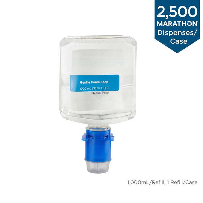 Marathon Gentle Foam Hand Soap Refill, Fragrance-Free (1,000 ml)