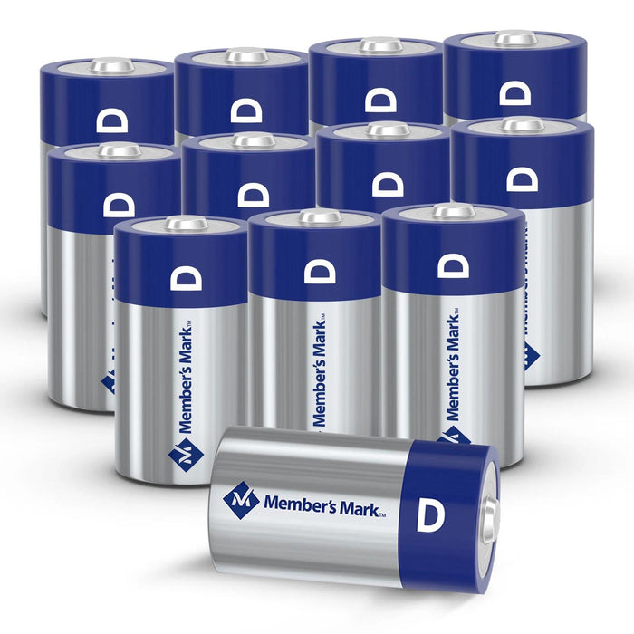 Member's Mark D Alkaline Batteries, 12 pk.