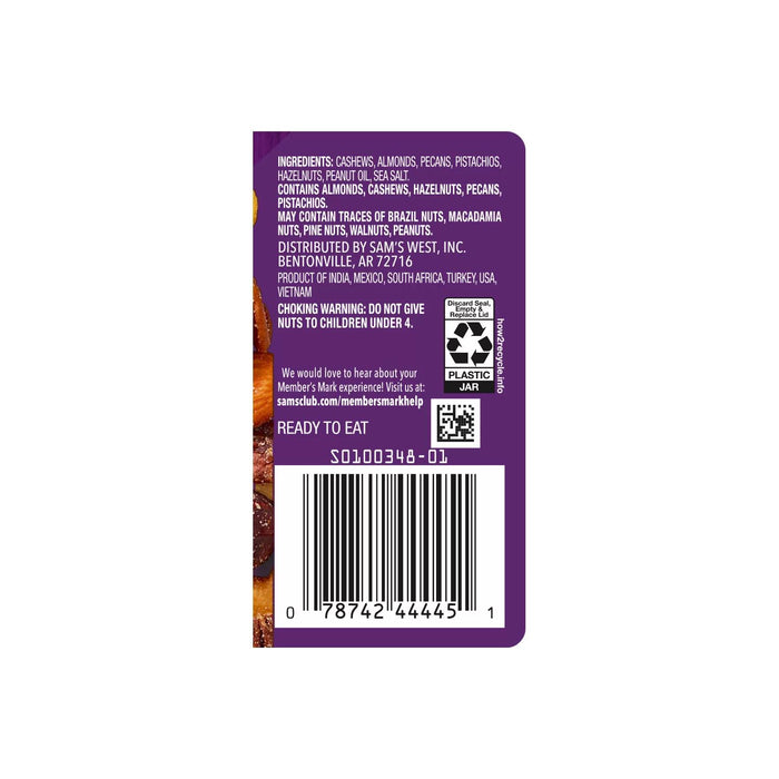 Member's Mark Deluxe Mixed Nuts with Sea Salt, 34 oz.